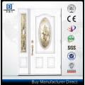 High End Hand Craftsmanship Decorative Glass Inserted Dollhouse Fiberglass Door